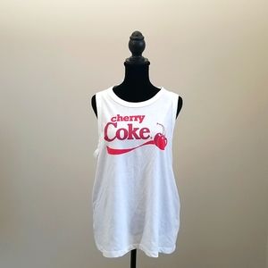 Cherry Coke tank top Womens